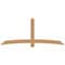 Ekena Millwork Bellingham Timber Gable Bracket, Western Red Cedar, 96"W x 40"H x 3 1/2"D x 5 1/2"F, 10/12 Pitch GBW096X40X0406BEL00SWR - alternate 1